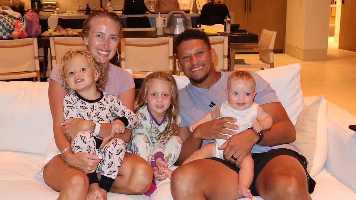 Patrick and Brittany Mahomes stun in heartwarming family pics from Mexico vacation before Chiefs camp begins