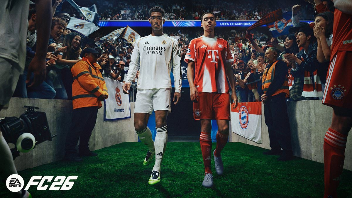 Jude Bellingham revealed on EA Sports FC 26 cover alongside childhood friend - as he is named front and centre of popular franchise AGAIN
