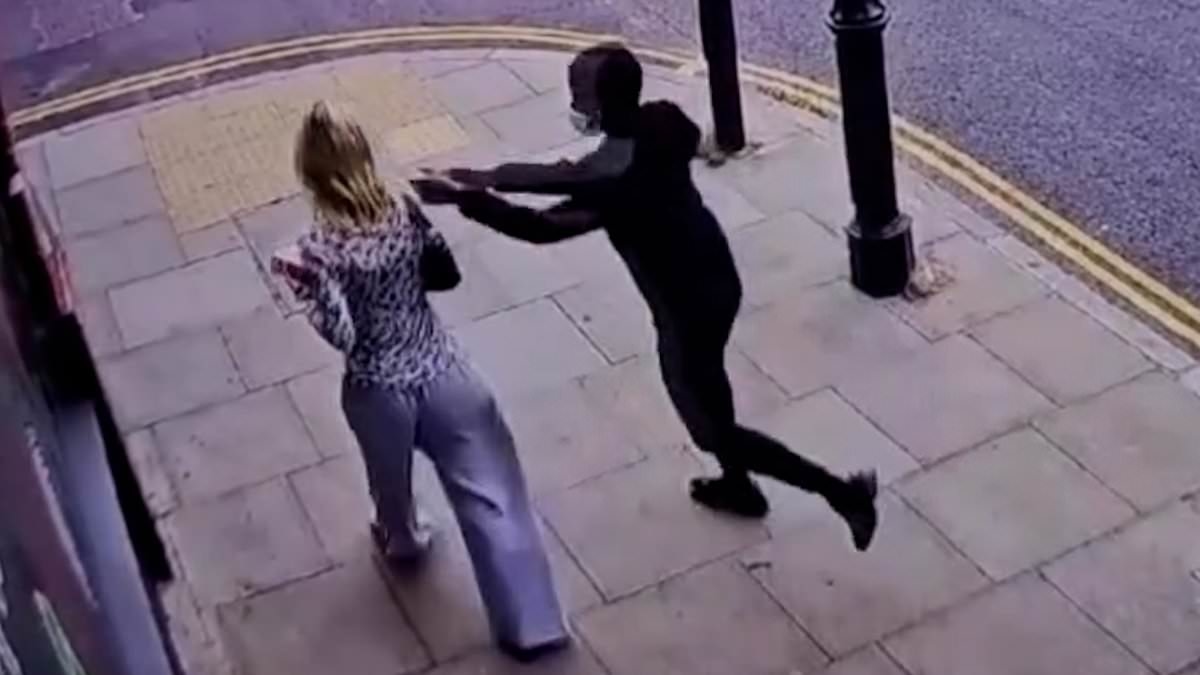 Moment Australian model has her phone snatched for the SECOND time in three months - then chases masked thieves