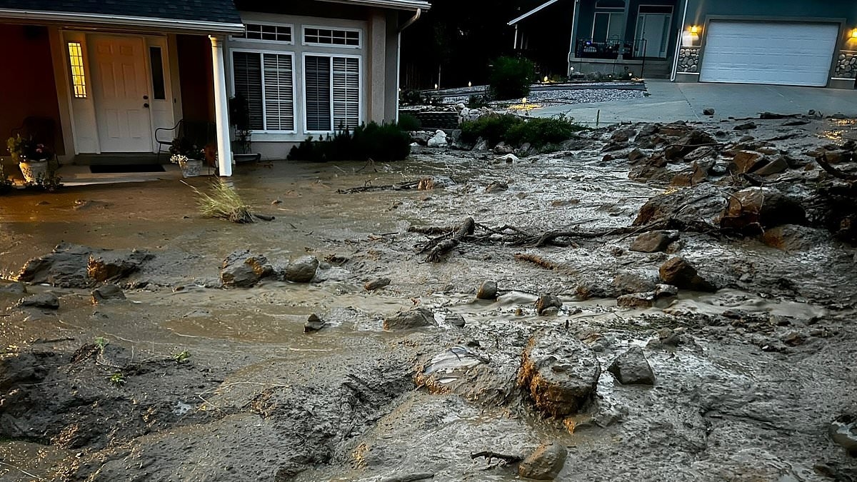 Devastating mudslides ruin hillside mansions in ritzy Utah neighborhood