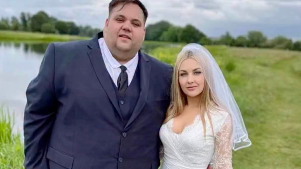 The couple earning 6 figures from being trolled: Obese actor who dared to marry a 'beautiful' size 6 influencer says people hate seeing a 'fat man have what they can't' - but is now facing more abuse for taking Mounjaro