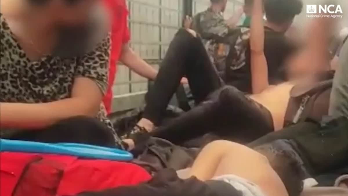 People smuggling gang who loaded terrified migrants as young as five inside locked trailers and shipped them from UK to France are jailed for 70 years