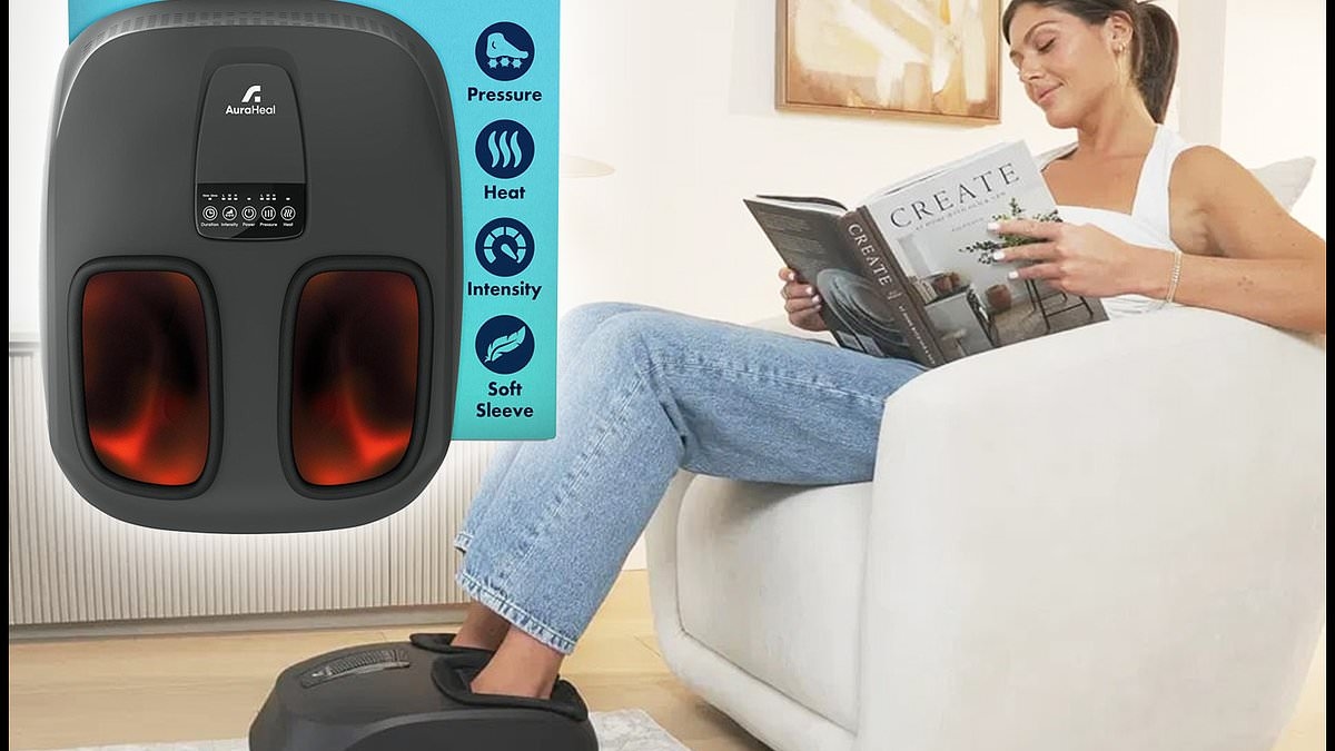 Soothe aching, sore, and tired feet with 10% off a 'life-changing' heated massager on Amazon that 'feels absolutely amazing'