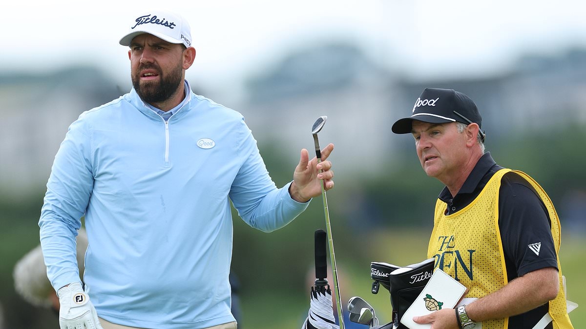Aussie ex-bikie who was jailed for assault has major fanboy moment with Phil Mickelson on golf major debut
