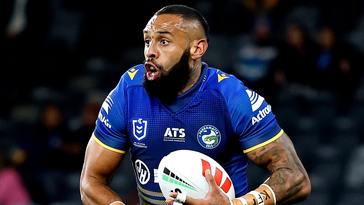 Watch as NRL star Josh Addo-Carr is pranked by his OWN CLUB with brutal fake player rating following launch of video game RugbyLeague26