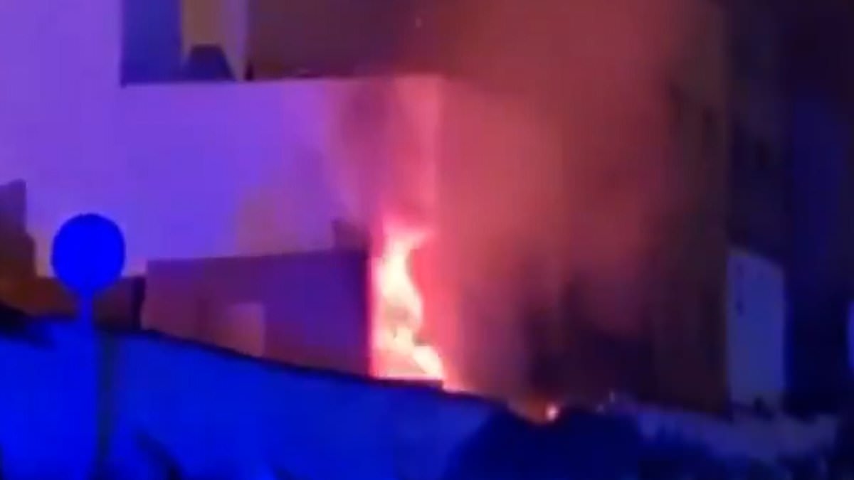 Girl, 17, fights for life with 95% burns after she was set on fire by 'boat migrant who was due to be deported from Spain'