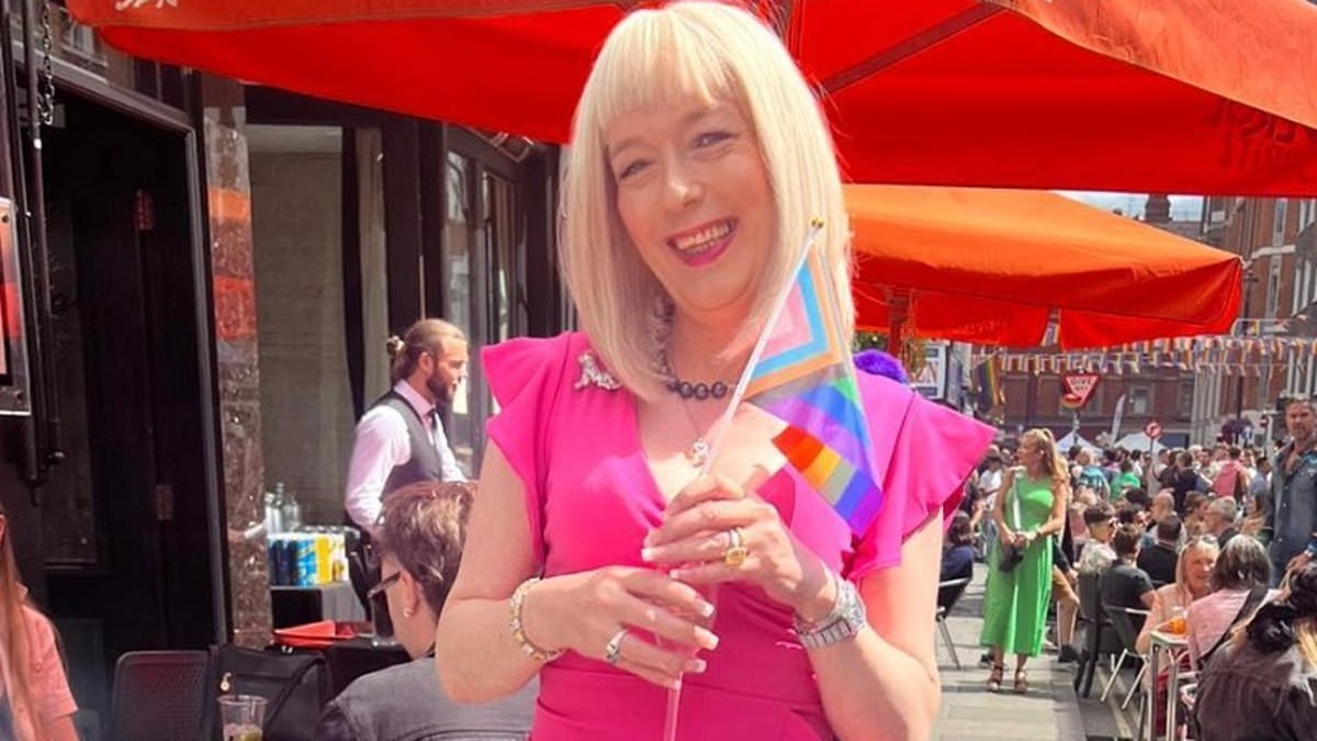 Transgender 'Soho icon' fell to her death from Westminster bridge 'when she climbed onto the side to urinate' while wearing white Chanel suit, inquest hears