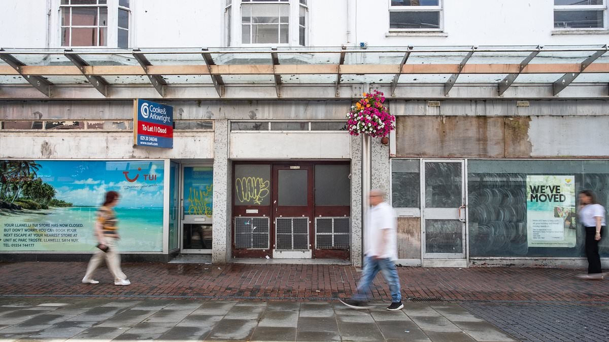 EXCLUSIVE 'I'm embarrassed to be from here!' Fed up locals in once-bustling town blast endless boarded up shops and drug addicts as they claim 'Labour does not care about us'
