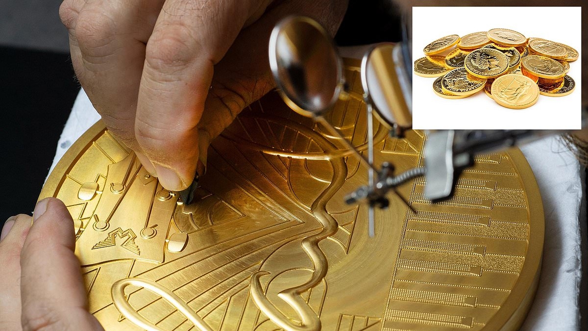 EXCLUSIVE Royal Mint reveals one investor banked a £70,000 tax-free profit buying and selling gold... inside eight months