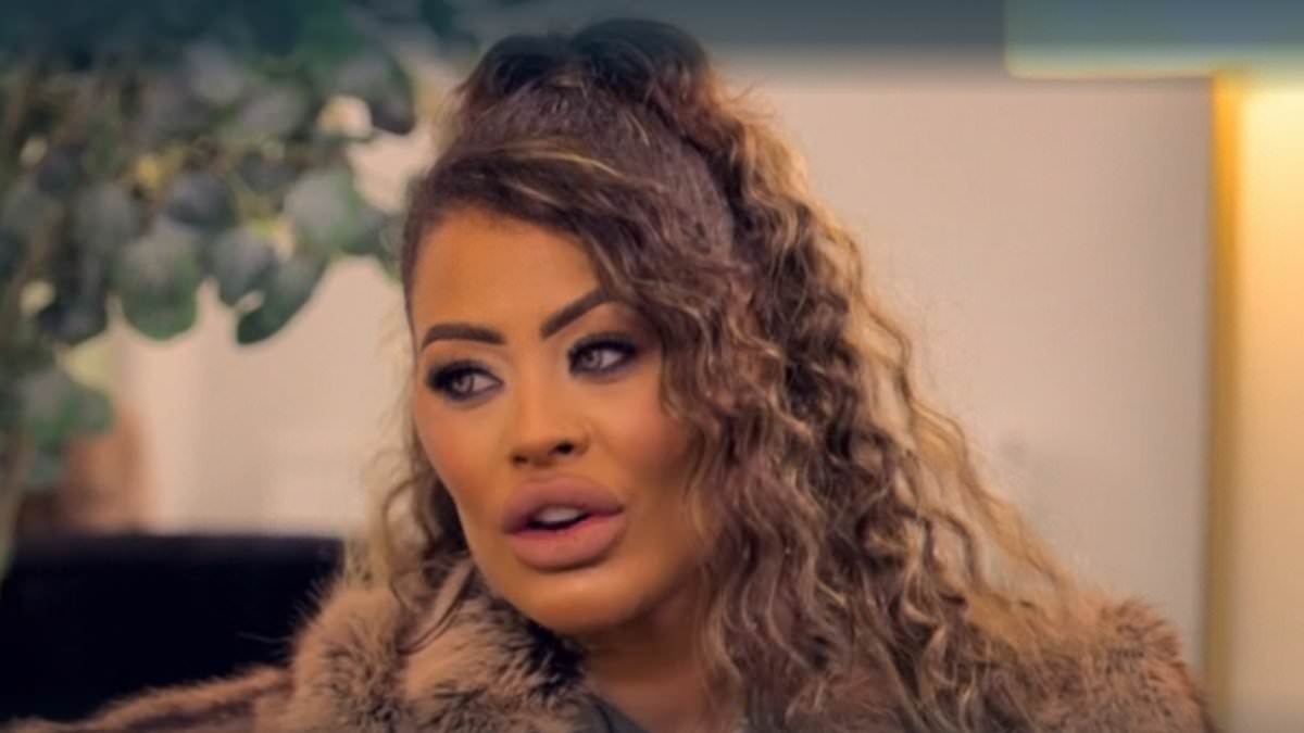 Olivia Attwood meets 29-year-old woman whose bum implants 'fell out' while doing a squat at the gym, forcing her to spend £63,000 on corrective procedures