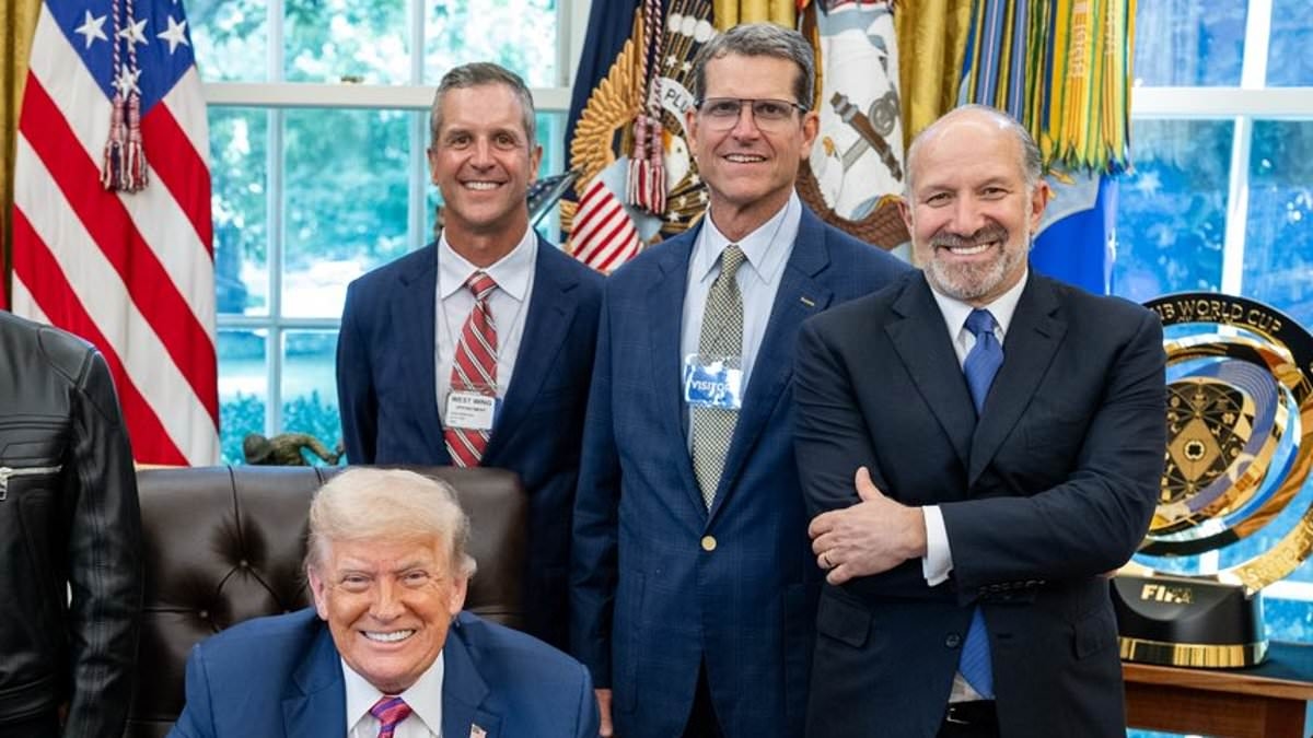 NFL coach Jim Harbaugh reflects on White House visit
