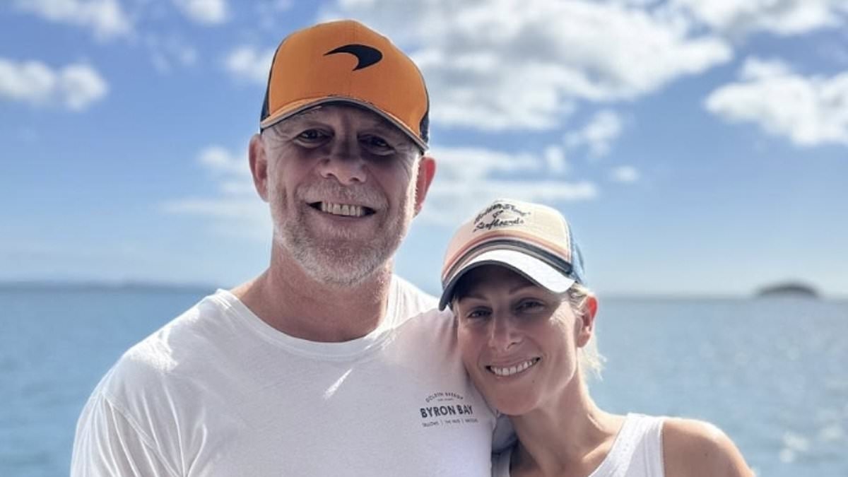 Zara Tindall shows off trim physique as she she cosies up to husband Mike in 'unforgettable' trip to Australia