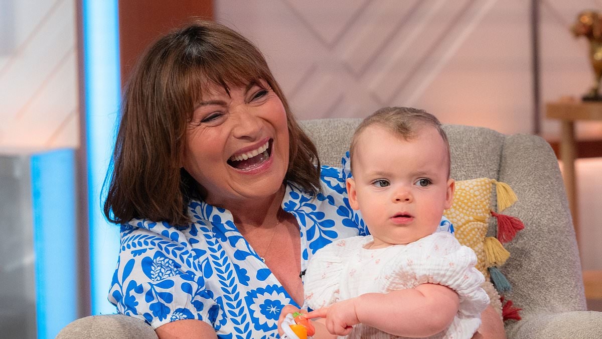 Little Billie enjoys a turn as Lorraine's girl Friday