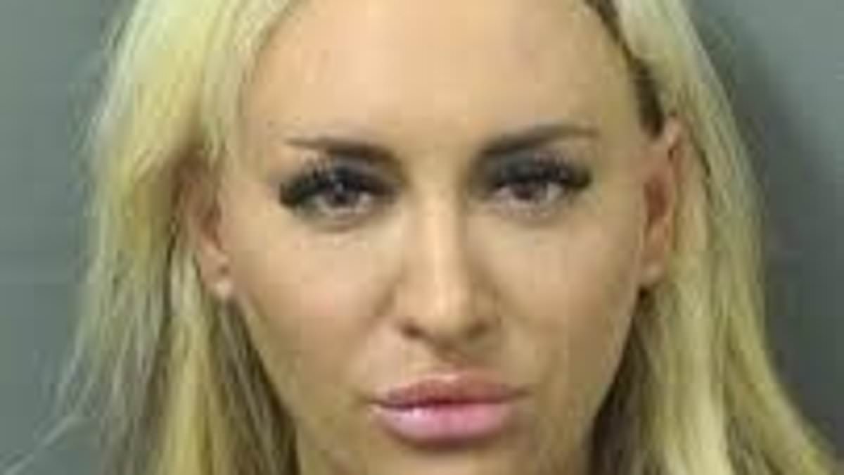 Former Fox News host's rape accuser Jennifer Eckhart pouts in mugshot after being arrested for battery