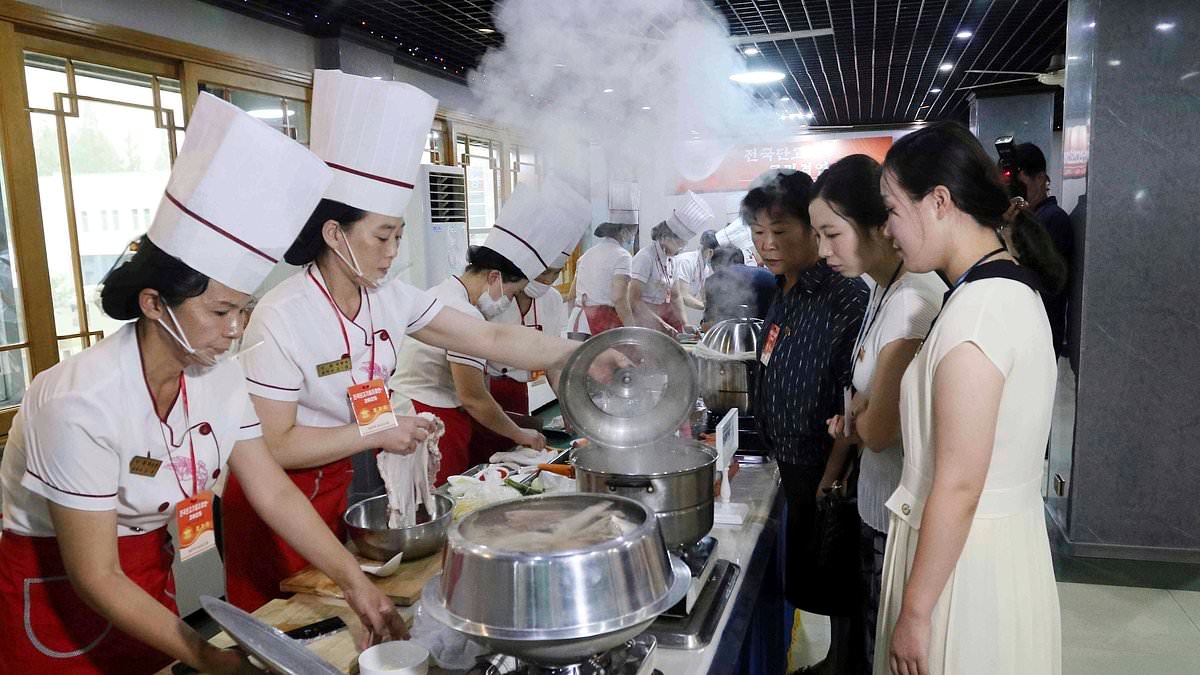 North Korea holds national dog meat cooking competition with contestants from across the country