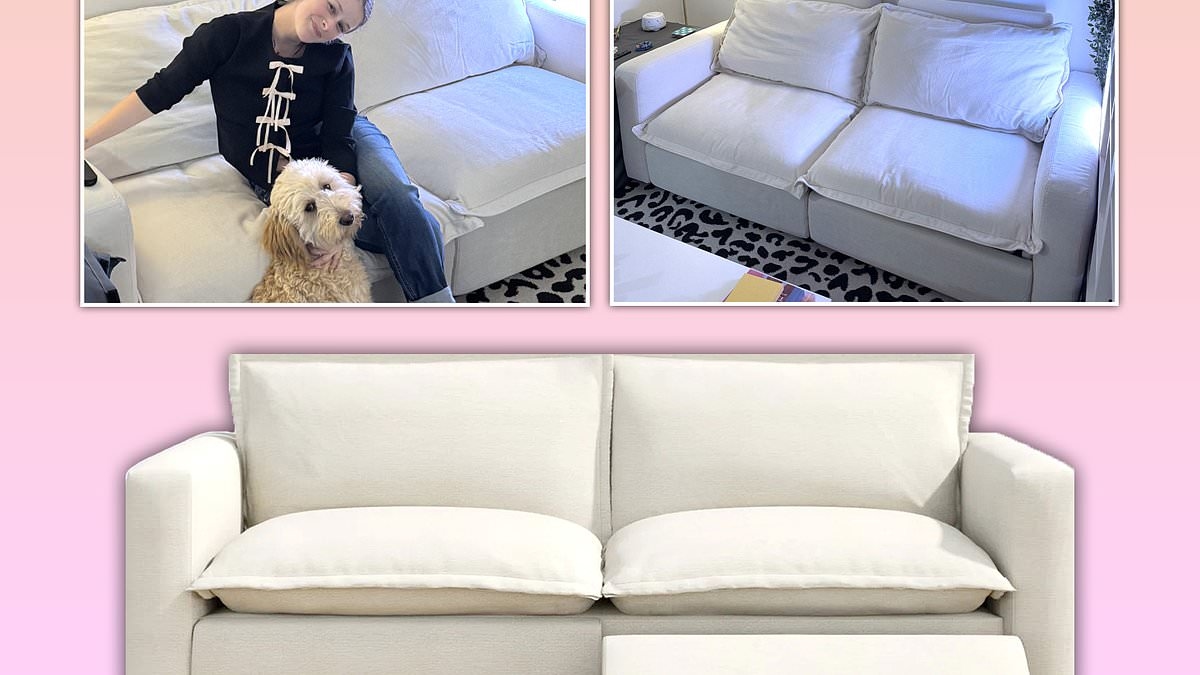 This luxurious modular sofa fits in my NYC shoebox apartment - and it actually looks good