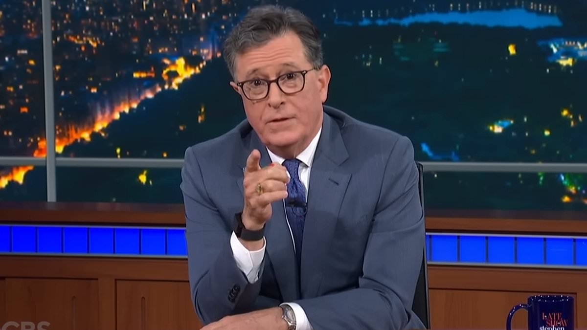The unwatchably awful Stephen Colbert interview that proves why he was doomed: MAUREEN CALLAHAN delivers the real story... and unmasks America's most loathsome late-night host