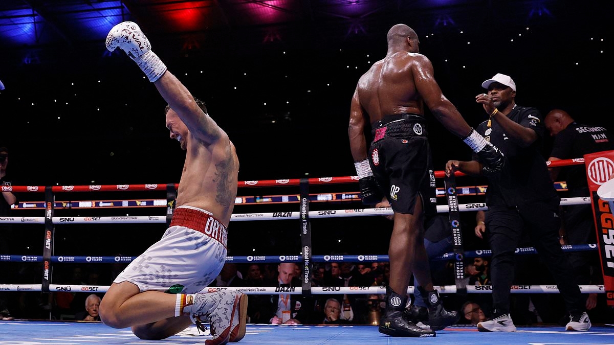 Oleksandr Usyk knocks out Britain's Daniel Dubois in round five of Wembley rematch to regain undisputed heavyweight crown
