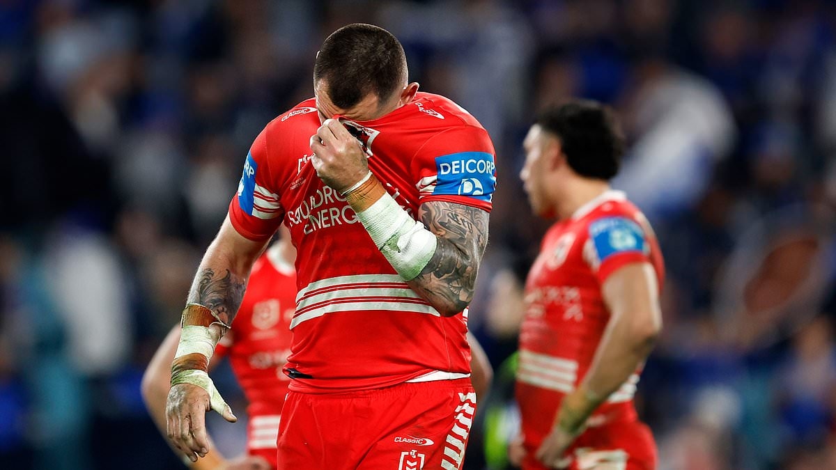 NRL coach Shane Flanagan lashes out at officials over 'outrageous' call that may have cost Dragons finals