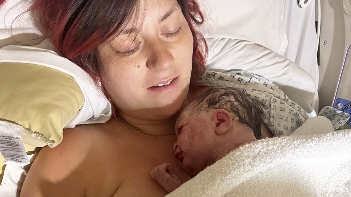 Kiss of life: Mother was saved from dying from sepsis during childbirth after partner noticed something wrong when they locked lips