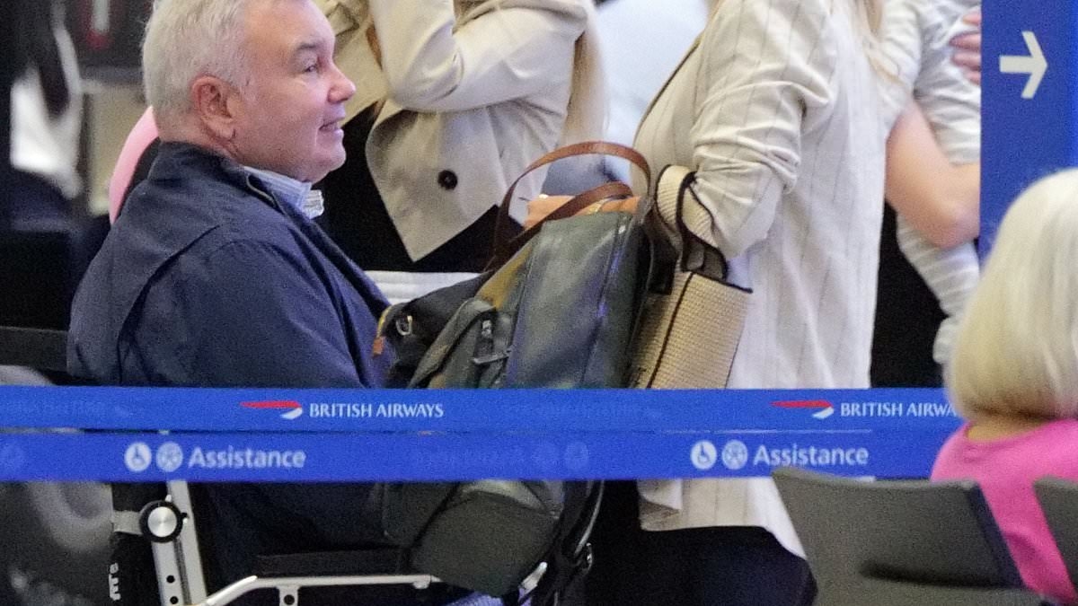 Eamonn Holmes, 65, whisks leggy girlfriend Katie Alexander, 43, and her children on 'luxurious Greek getaway' following couple's 'rocky patch' - as his sons side with ex Ruth Langford