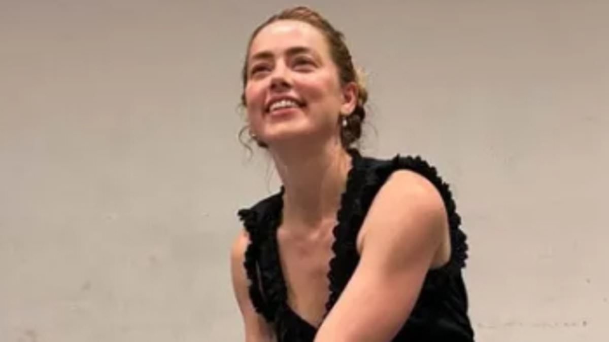 Amber Heard makes rare appearance following disastrous Johnny Depp trial... two months after welcoming twins