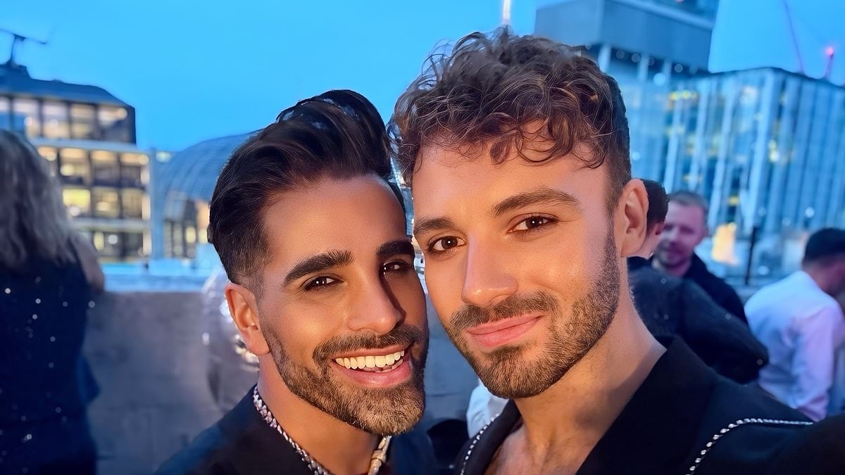 Dr Ranj looks shares loved up snaps with boyfriend as they attend friend's lavish wedding - months after THAT 'hard launch'