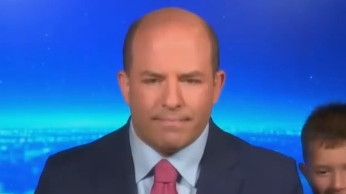 Hilarious moment CNN media analyst's five-year-old son gatecrashes dad's live TV interview