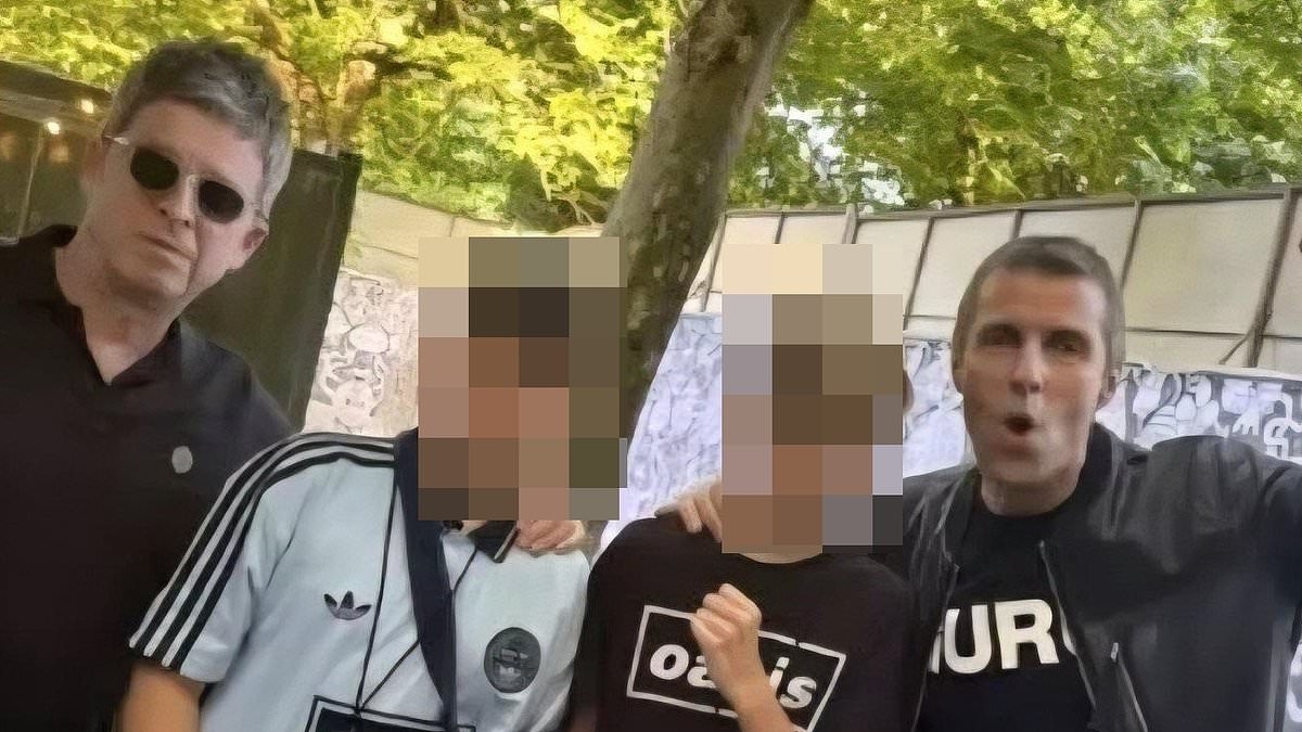 Oasis fans go wild as Gallagher brothers are seen in their FIRST backstage photo together after Liam's 'new measure to avoid feuding with brother Noel was revealed'