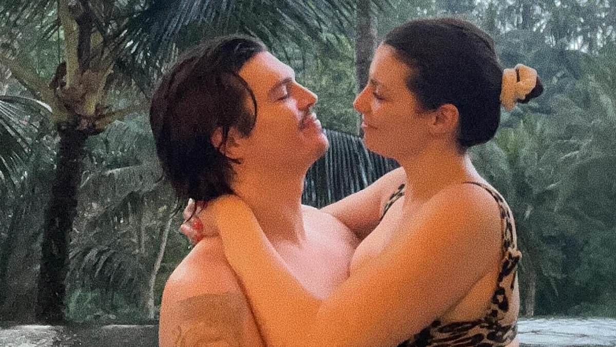 Annie Lennox's daughter Lola cosies up to model husband Braeden Wright amid their lavish honeymoon in Bali - after Molly-Mae's Hague's sister was mocked for leaving the island after it didn't meet her expectations