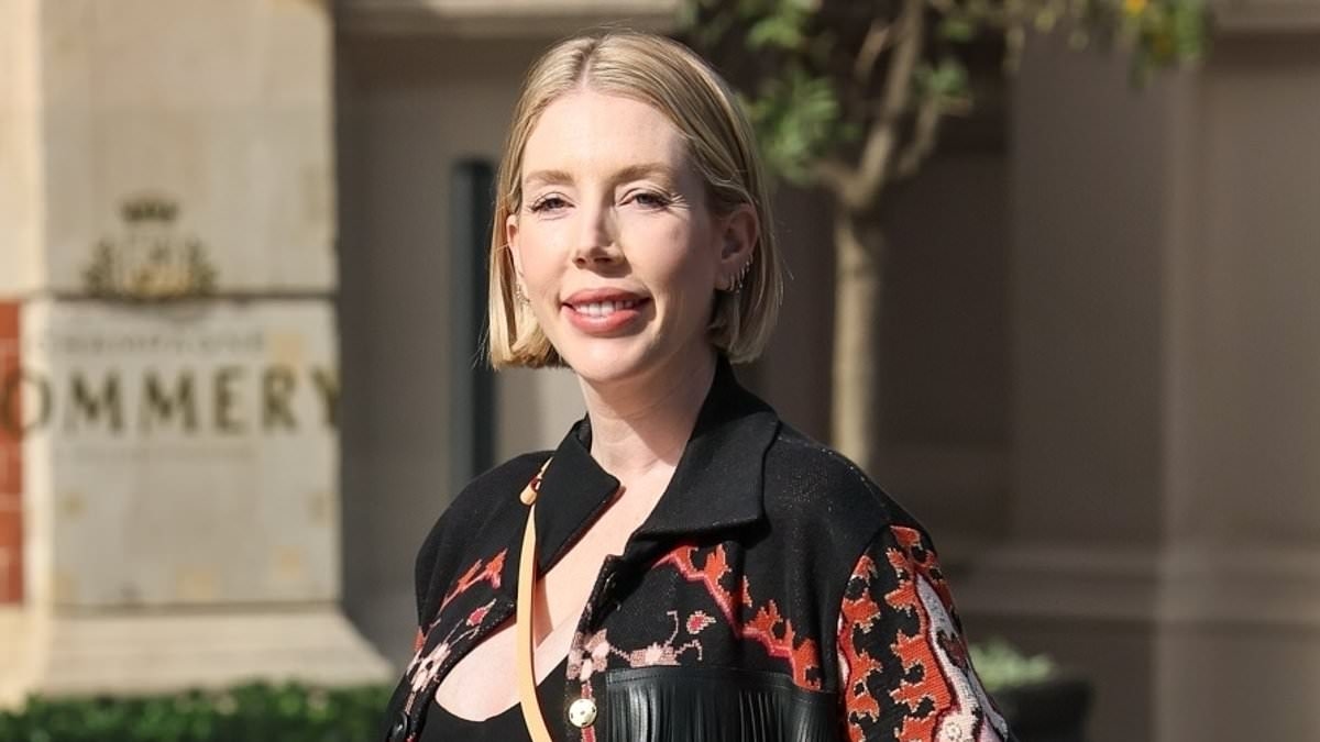 Pregnant Katherine Ryan admits she's feeling 'dejected' at the thought of her next baby being a boy as she's been 'antagonised by men' throughout her life and jokes her son is a 'toxic male'