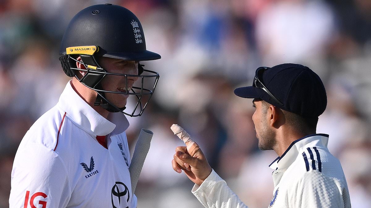 England will continue war of words with India in fourth Test, claims Harry Brook - as batting star gives insight into group decision to fight back