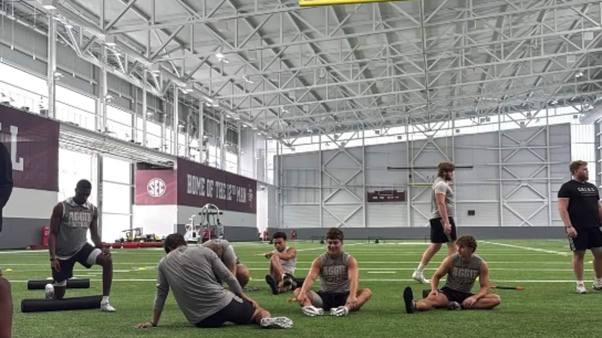 First-round NFL Draft pick blows off training camp and returns to practice at alma mater