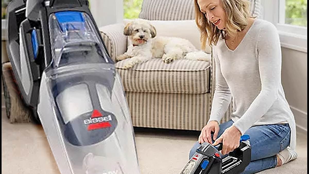 This powerful Bissell cleaner makes pet stains DISAPPEAR - and it's marked down 50% (but not for long!)