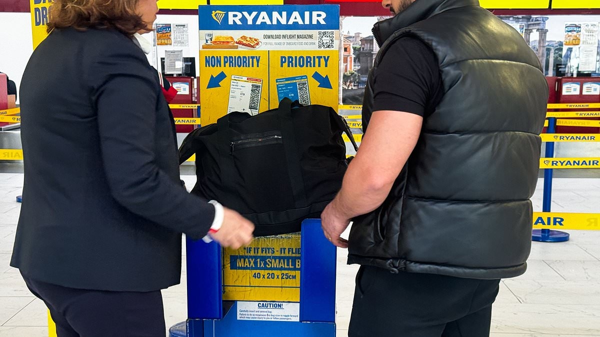 Backlash against Ryanair 'bag police' as boss considers raising bonus for staff catching oversized luggage: 'Turning decent people into hyenas'