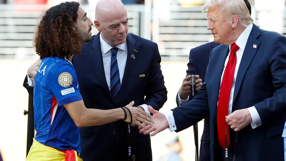 BREAKING NEWS Chelsea star Marc Cucurella sheds new light on his FEAR of Donald Trump when US president hijacked their Club World Cup trophy lift - and the specific rules players had for dealing with him