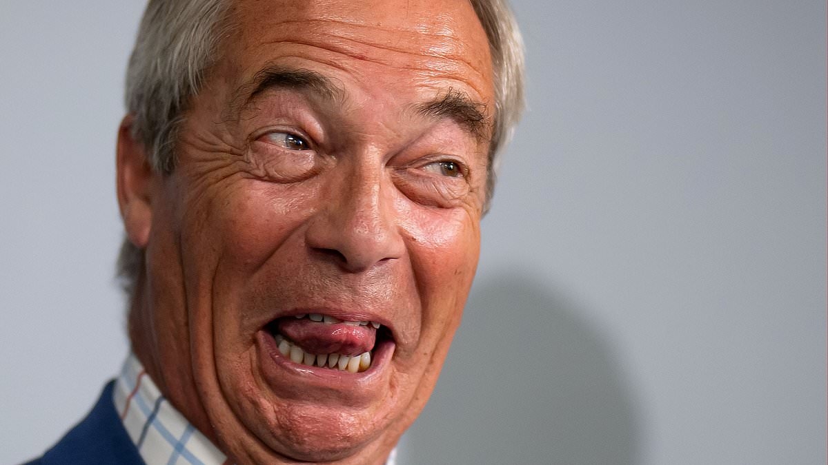 Nigel Farage unveils 'shoot chavs' ex-Tory as Reform's first Senedd member - and backs US chlorine chicken sales in UK on visit to Welsh farm show