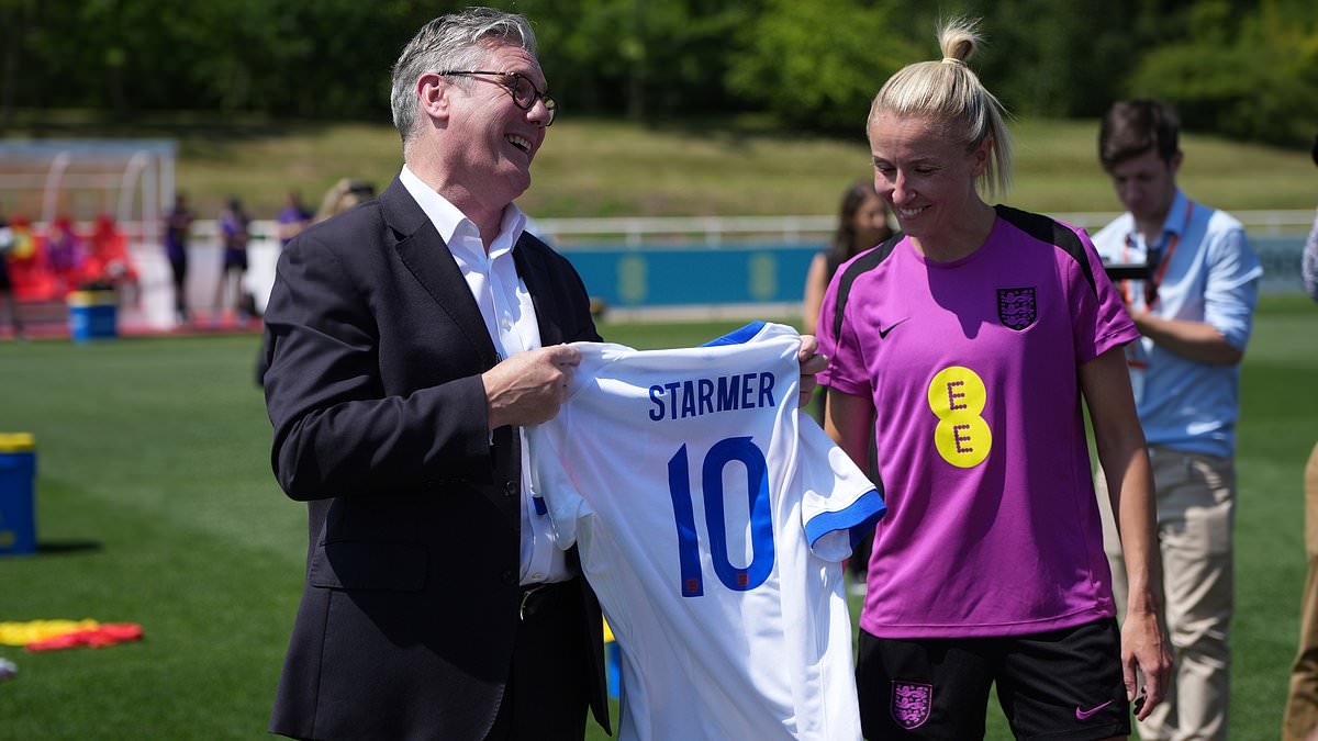 What about that day off then, Keir? Downing Street says there are 'no plans' for a Bank Holiday if Lionesses win the Euros on Sunday... despite PM previously calling for one
