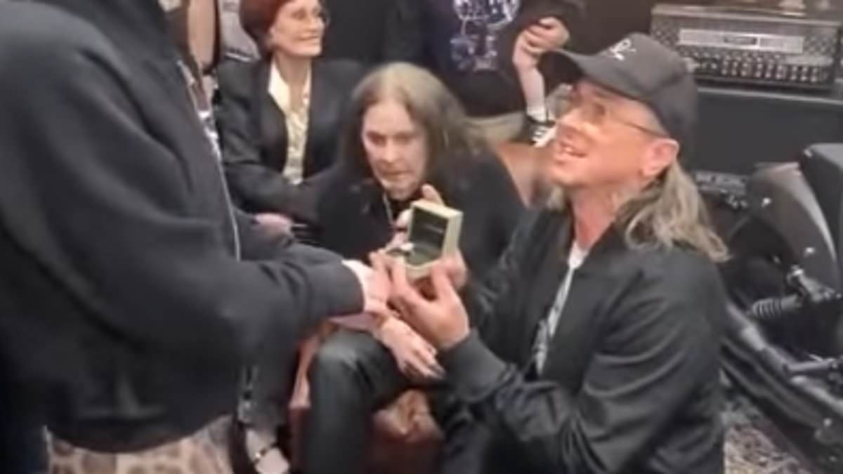 Why Ozzy Osbourne was 'floored' by daughter Kelly's surprise engagement at Black Sabbath send-off - after her Slipknot star boyfriend asked for his permission to propose