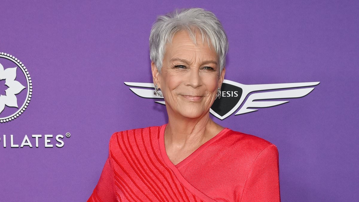 Jamie Lee Curtis, 66, looks incredible in a leggy red mini dress at the world premiere of Freakier Friday in Los Angeles