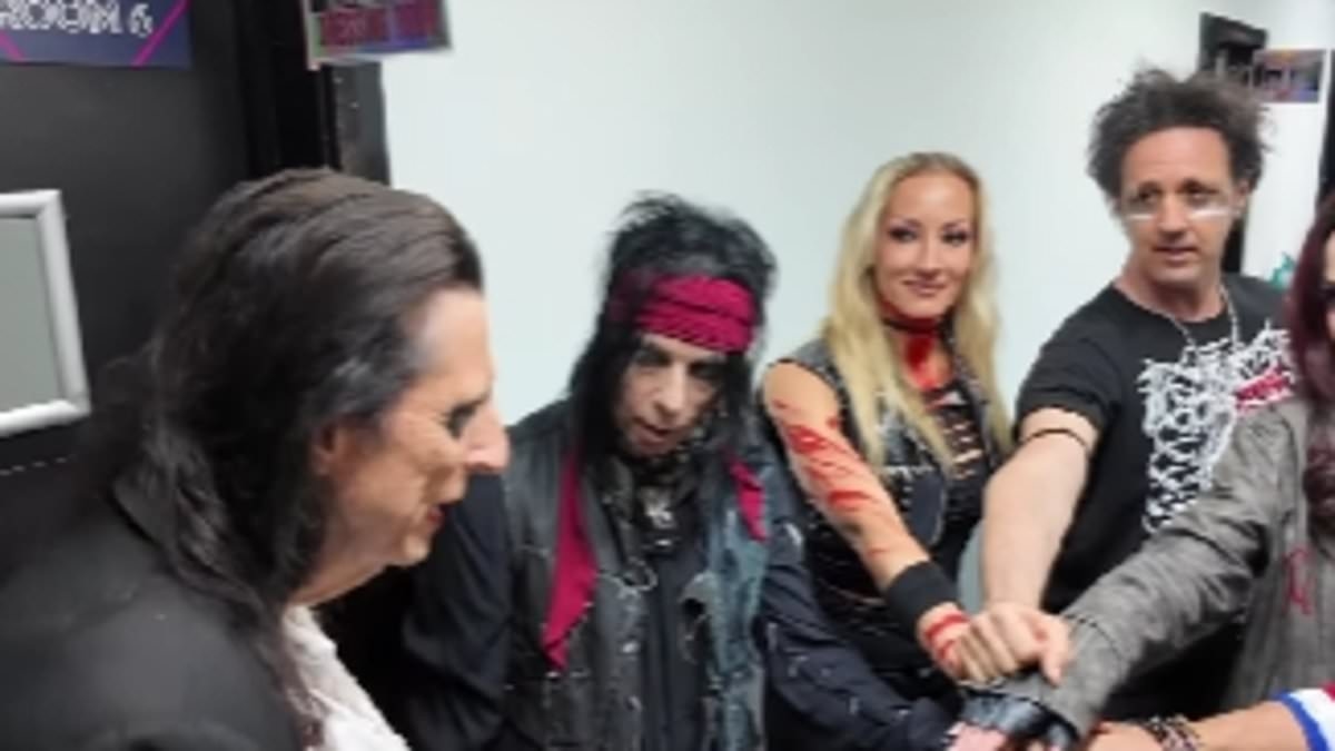 Alice Cooper dedicates Cardiff show to 'legend' Ozzy Osbourne as he shares emotional tribute to one of rock n roll's 'giants' after his death aged 76