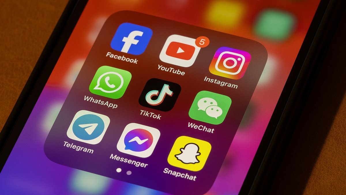 Under-16s could be limited to two hours a day on social media sites to break 'unhealthy' doomscrolling habits, says Cabinet minister