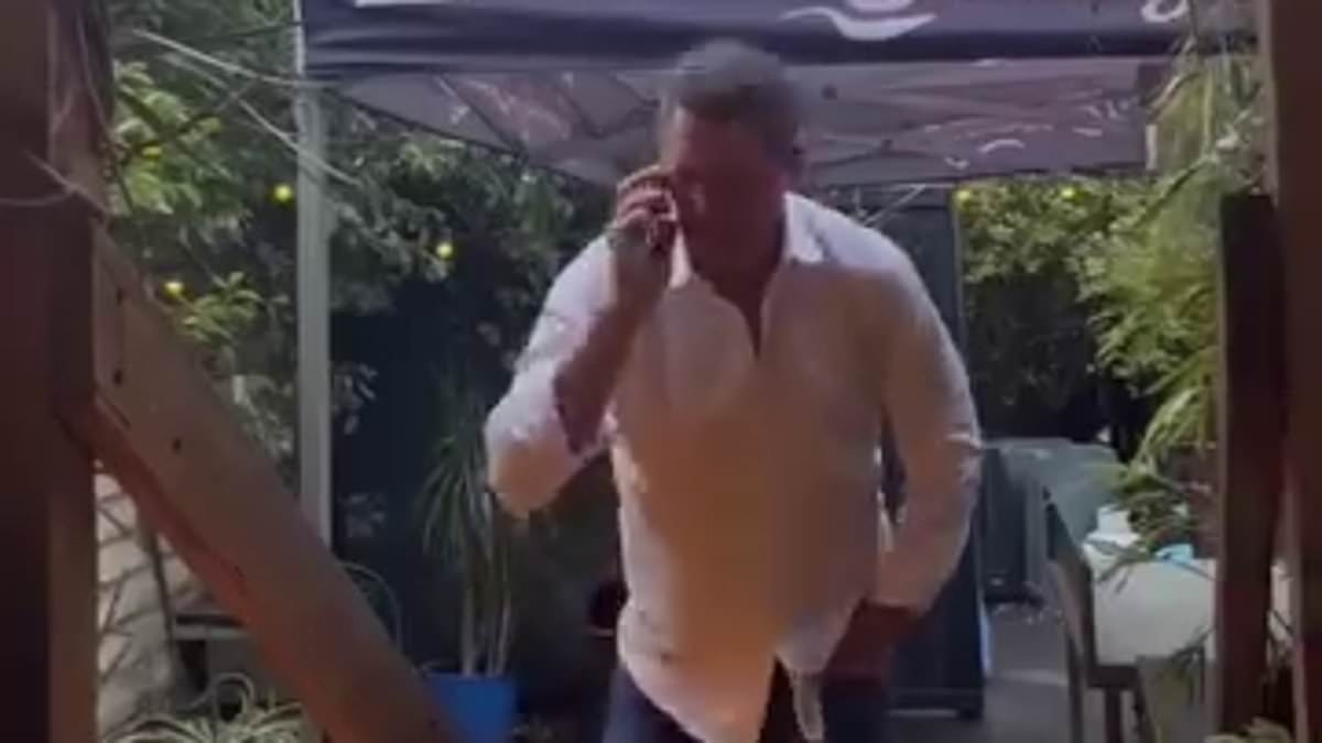 Radio star Ben Fordham airs a WILD theory about what Wayne Carey was doing just before viral 'toilet tryst' video of him in a trendy Melbourne wine bar
