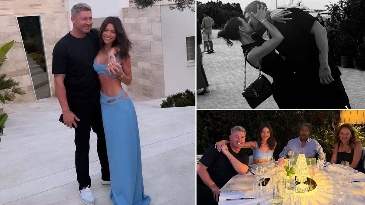 Michael Clarke proves he's still a heavy hitter in the cricket world as he holidays with one of the most powerful men in the sport