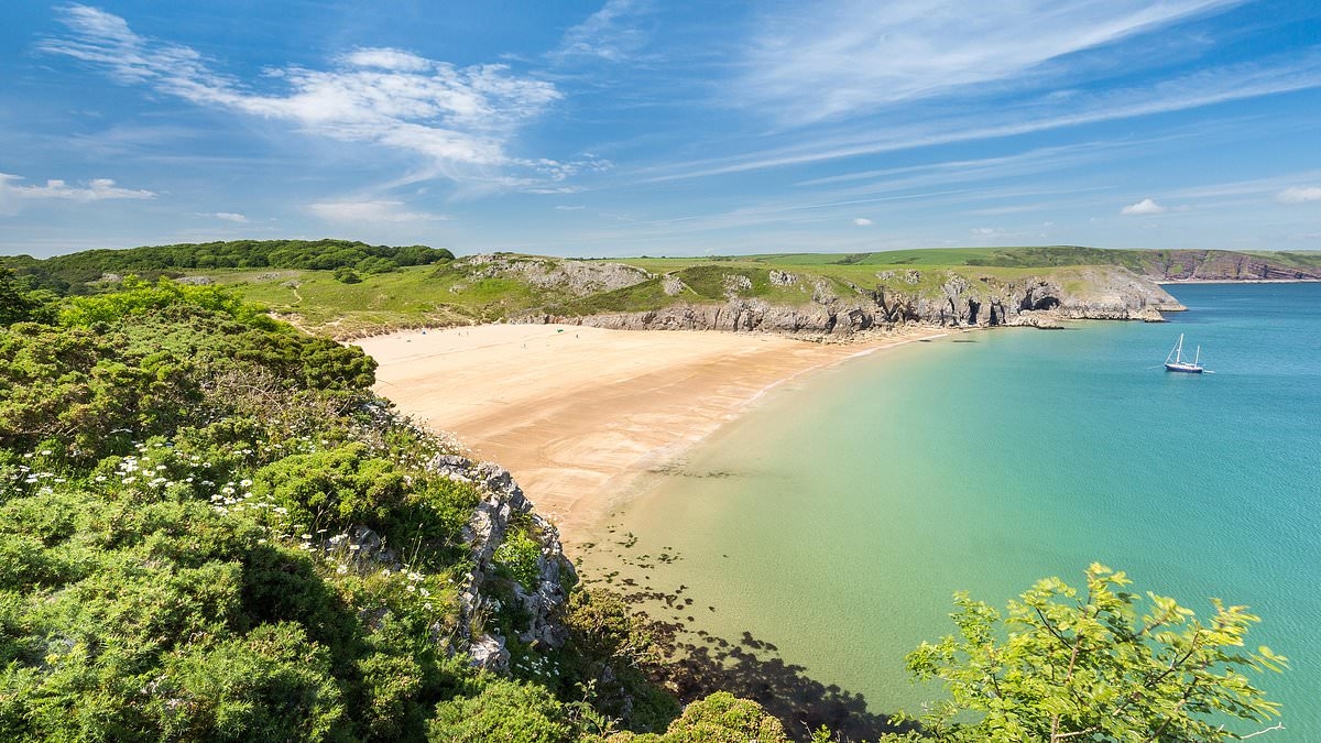 The 'Caribbean of Wales' beach has been named UK's most-loved