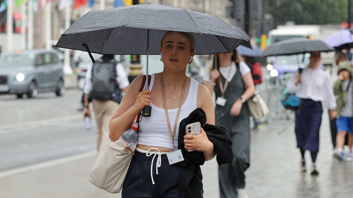 Met Office issues urgent yellow thunderstorm warning