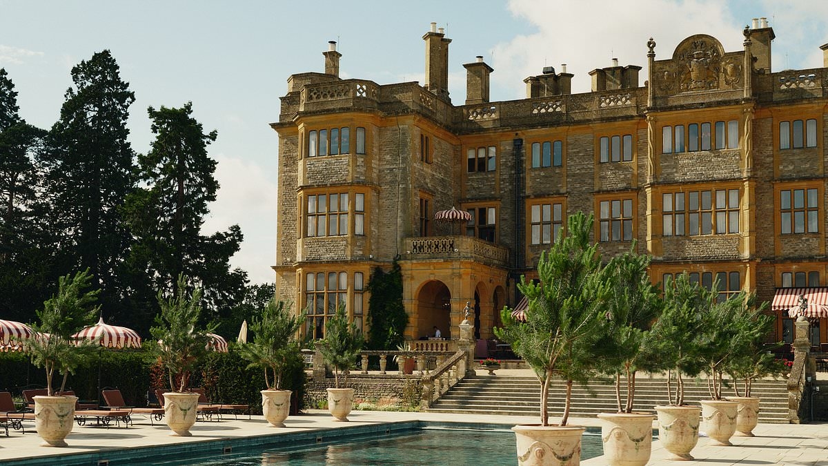 Revealed: Inside the ultra-secret luxury Oxfordshire mansion estate frequented by the seriously wealthy where Apple heiress Eve Jobs will hold her wedding reception with Team GB equestrian this weekend