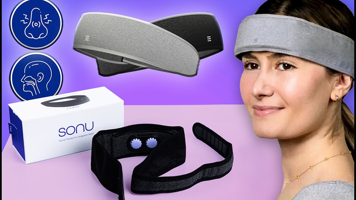 Revealed: the AI headband that relieves nasal allergy symptoms and that shoppers say 'literally helps me breathe' (and it's FDA-approved)