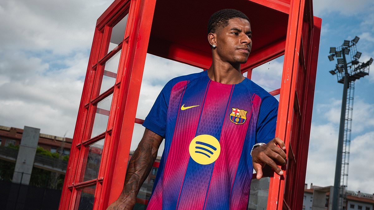 Marcus Rashford delivers Man United farewell message at Barcelona unveiling - as exiled star looks forward to 'next chapter' with Spanish giants
