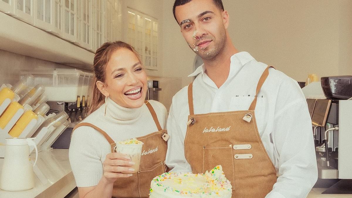 Jennifer Lopez flirts with a handsome entrepreneur while in a crop top... 7 months after Ben Affleck divorce